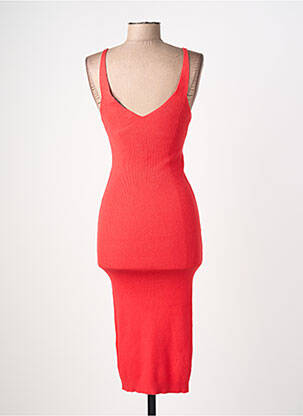 Robe courte col v rose VERO MODA femme