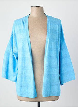 Gilet manches longues bleu STREET ONE femme