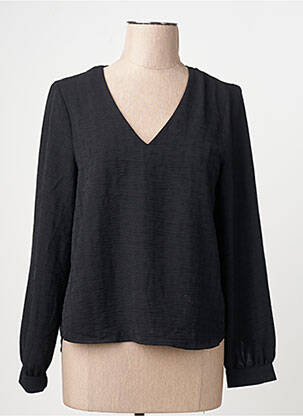 Chemisier manches longues manches longues noir VERO MODA femme