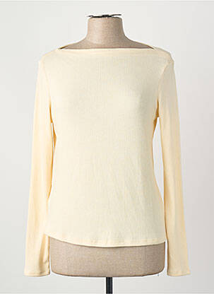 T-shirt beige MANGO femme