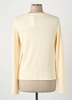 T-shirt beige MANGO femme