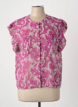 T-shirt violet LE TEMPS DES CERISES femme