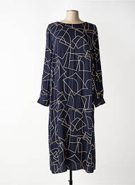 Robe longue bleu TOM TAILOR femme