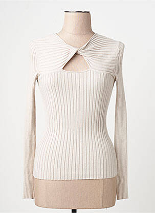Pull beige MANGO femme
