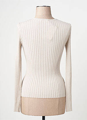 Pull beige MANGO femme