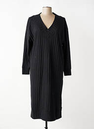 Robe longue manches longues manches longues noir CARMAKOMA femme