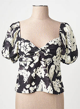 Top noir MANGO femme