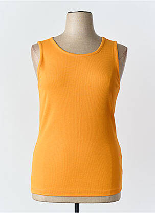 Débardeur coupe droite orange CARMAKOMA femme