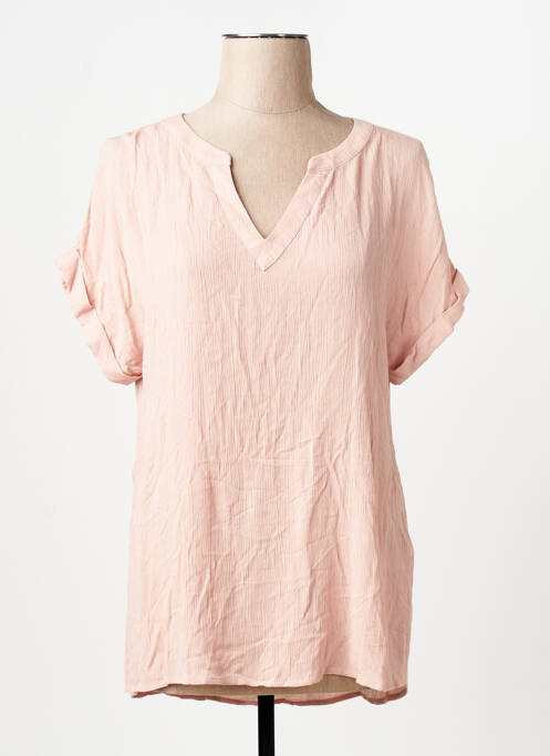 Blouse col v rose VERO MODA femme