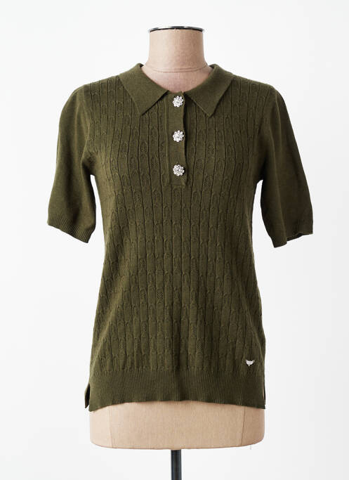 Polo vert LES P'TITES BOMBES femme