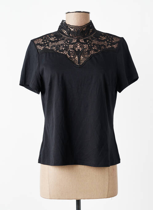 T-shirt noir MORGAN femme