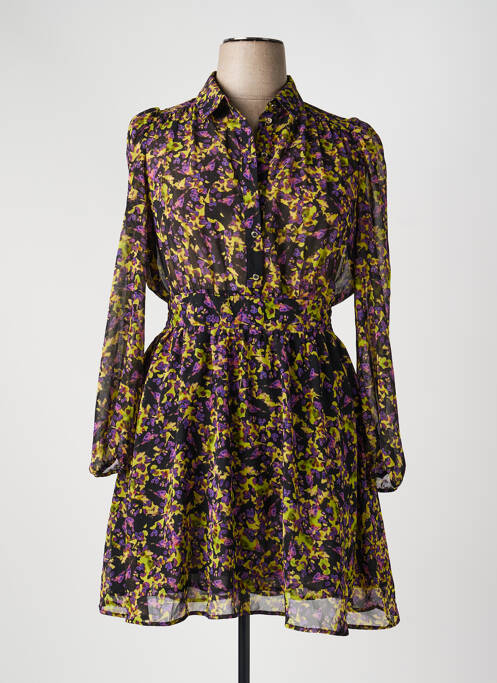 Robe mi-longue violet MORGAN femme