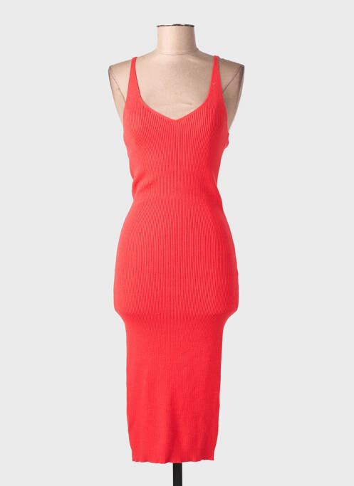 Robe courte col v rose VERO MODA femme