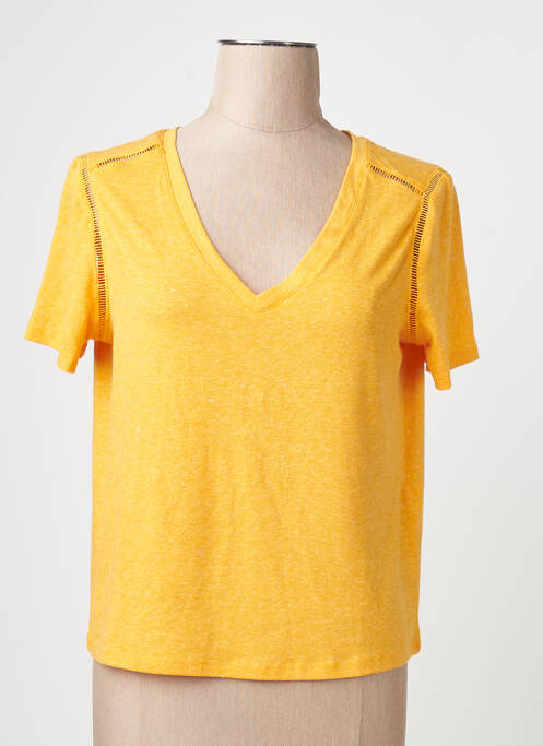 T-shirt coupe droite orange VERO MODA femme
