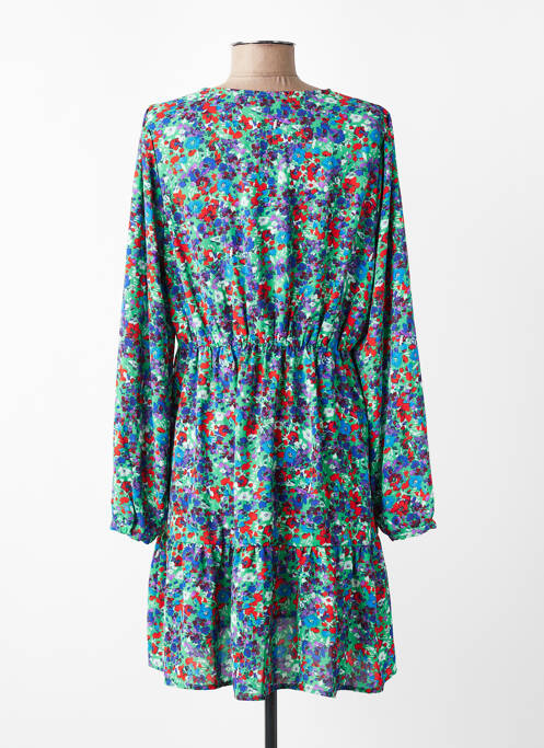Robe mi-longue manches longues manches longues vert ONLY femme