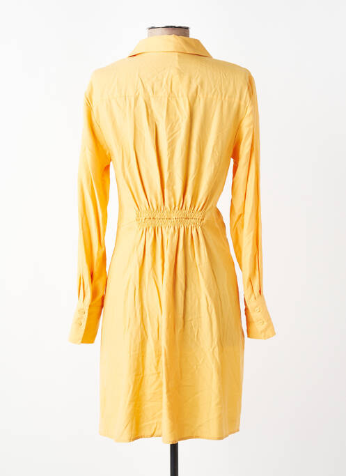 Robe mi-longue orange MANGO femme