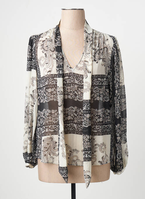 Blouse noir MANGO femme