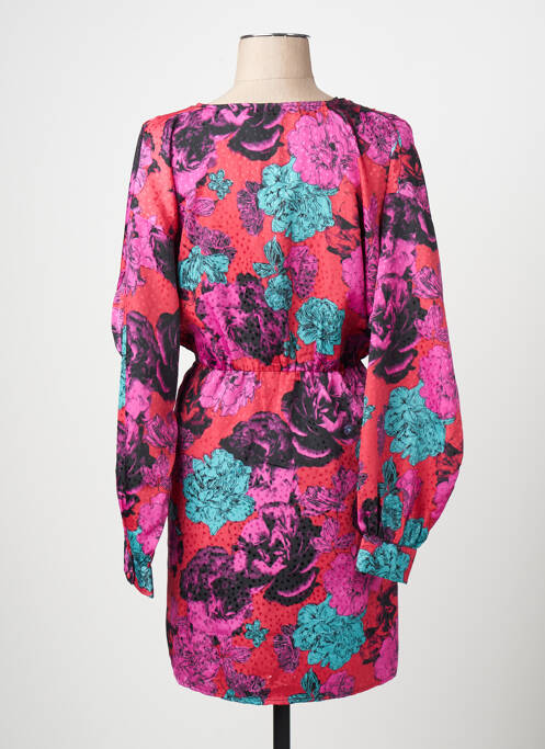 Robe longue col v rouge VERO MODA femme