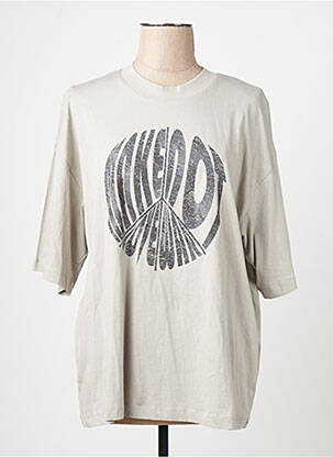 T-shirt gris UNWIND femme