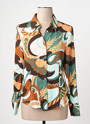 Chemisier vert MANGO femme