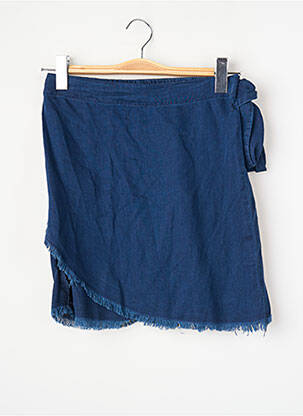 Jupe courte bleu MANGO femme