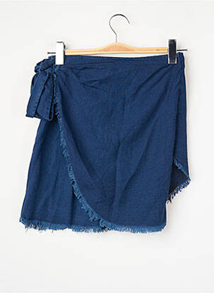 Jupe courte bleu MANGO femme