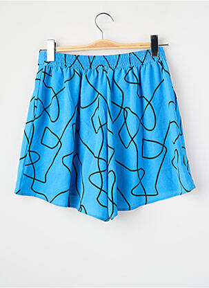 Short coupe droite bleu ONLY femme