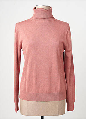 Pull col roulé marron TOM TAILOR femme