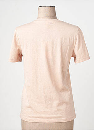 T-shirt coupe droite manches courtes rose ONLY femme