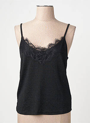 Top col v noir ONLY femme