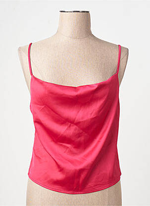 Top col v rouge VERO MODA femme