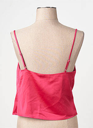 Top col v rouge VERO MODA femme