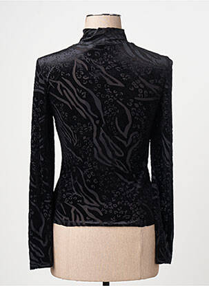 Pull col roulé noir VERO MODA femme