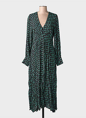 Robe longue vert MANGO femme