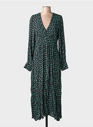Robe longue vert MANGO femme