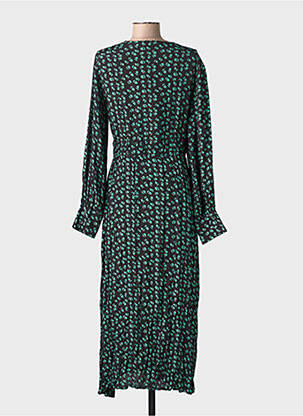 Robe longue vert MANGO femme