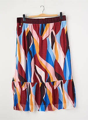 Jupe mi-longue rouge STREET ONE femme