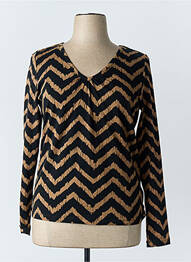 T-shirt marron GARCIA femme