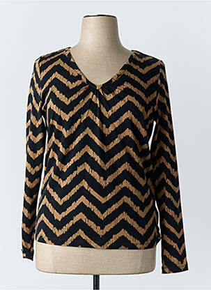 T-shirt marron GARCIA femme
