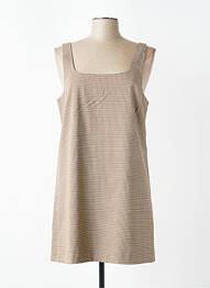 Robe courte sans manche sans manche marron ONLY femme