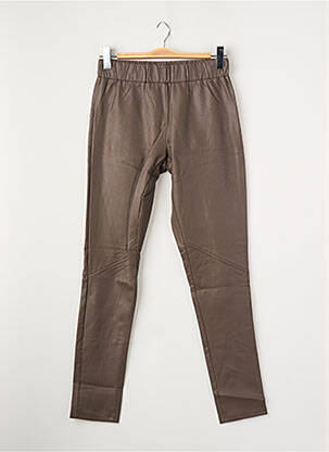 Pantalon droit marron NÜ femme