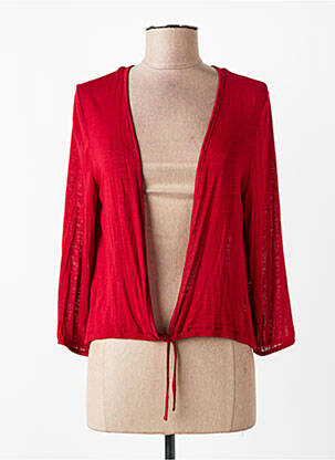 Gilet manches longues rouge STREET ONE femme