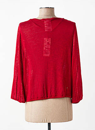 Gilet manches longues rouge STREET ONE femme