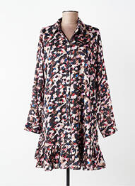 Robe mi-longue marron MOLLY BRACKEN femme