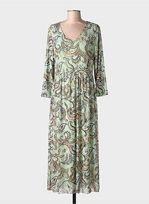 Robe longue vert STREET ONE femme