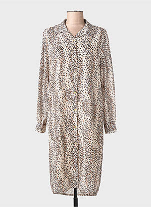 Robe courte beige BELLITA femme