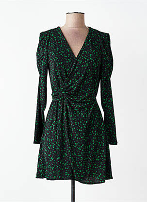 Robe courte vert MANGO femme