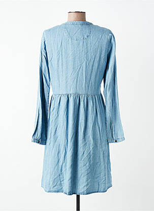 Robe mi-longue bleu ZABAIONE femme