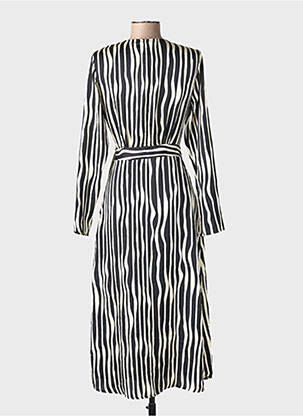 Robe longue noir MANGO femme