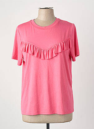 T-shirt rose PIECES femme